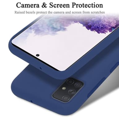 Samsung Galaxy A51 5G Suojakuori Kotelo (Sininen)