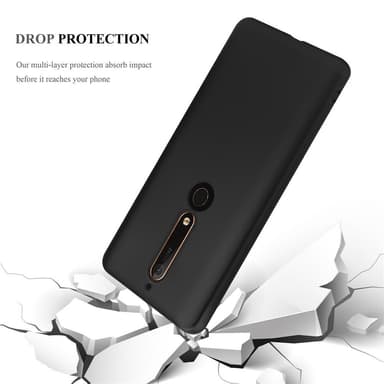 Nokia 6.1 Suojakuori Kotelo (Musta)