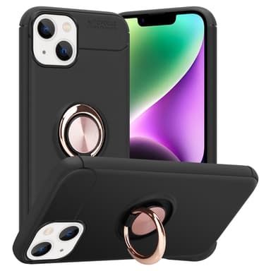 iPhone 14 Suojakuori Kotelo (Musta)