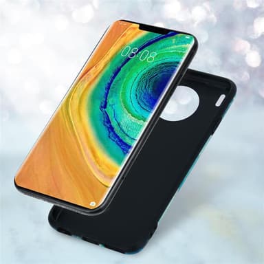 Huawei MATE 30 PRO Suojakuori Lompakkokotelo (Sininen)