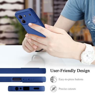 ZTE Blade A54 Suojakuori Kotelo Case (Sininen)