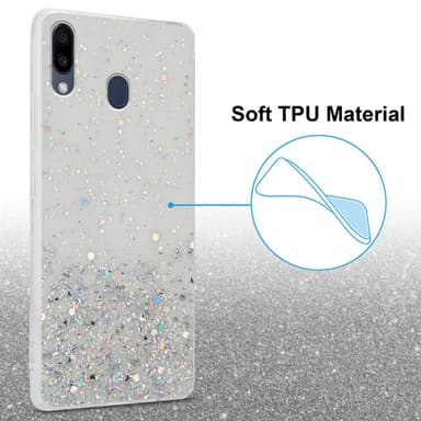 Samsung Galaxy M20 Suojakuori Kotelo (Läpinäkyvä)