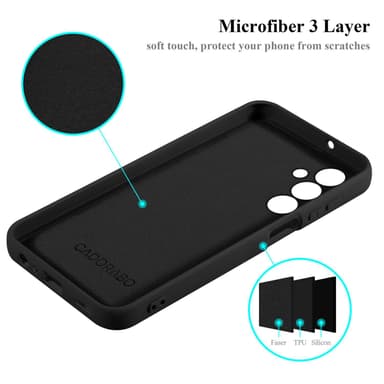 Samsung Galaxy A25 Suojakuori Kotelo Case (Musta)