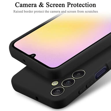 Samsung Galaxy A25 Suojakuori Kotelo Case (Musta)