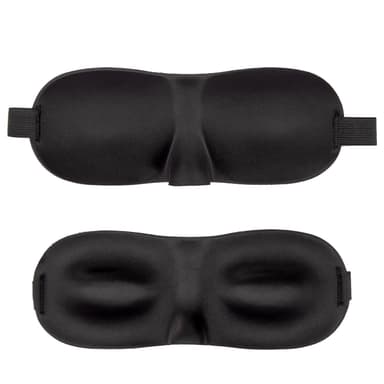 Silmänaamari Musta muotoiltu unisex-unimaski