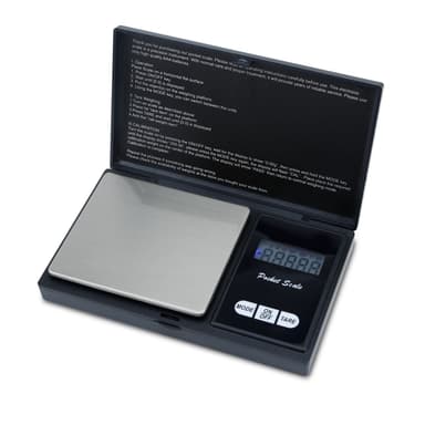 Tarkkuusvaaka 500g elektroninen taskuvaaka (musta)