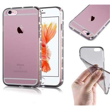 iPhone 6 / 6S Suojakuori Kotelo (Musta)