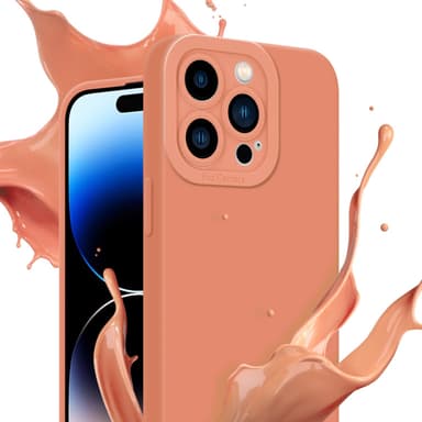 iPhone 14 PRO MAX Suojakuori Kotelo (Oranssi)