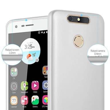 ZTE Blade V8 MINI Suojakuori Kotelo (Hopea)