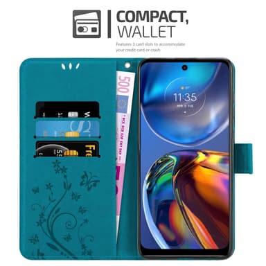 Motorola MOTO E32 4G / E32S Suojakuori Lompakkokotelo