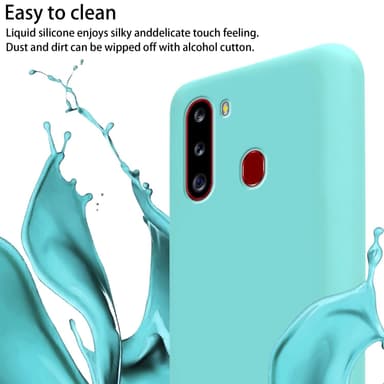 Suojakuori Samsung Galaxy A21 Kotelo (Turkoosi)