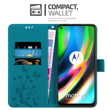 Motorola MOTO G9 PLUS Suojakuori Lompakkokotelo