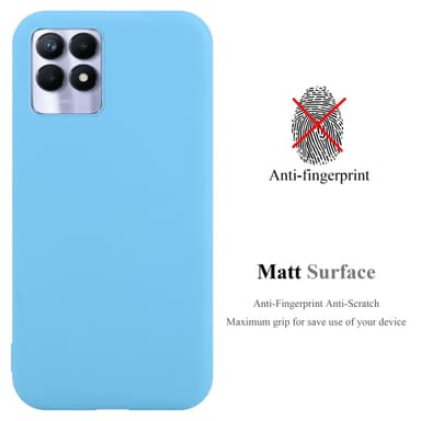 Suojakuori Realme 8i / Narzo 50 4G Kotelo (Sininen)