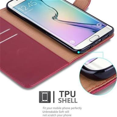 Samsung Galaxy S6 EDGE Suojakuori Lompakkokotelo