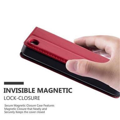 iPhone 4 / 4S Suojakuori Lompakkokotelo (Punainen)