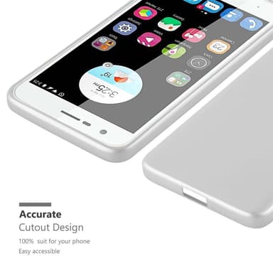ZTE Blade V8 MINI Suojakuori Kotelo (Hopea)