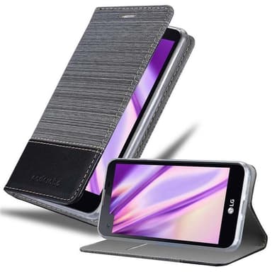 LG X SCREEN Suojakuori Lompakkokotelo (harmaa)