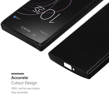 Sony Xperia XZ1 COMPACT Suojakuori Kotelo (Musta)