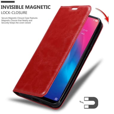 Vivo Y85 Suojakuori Lompakkokotelo (Punainen)