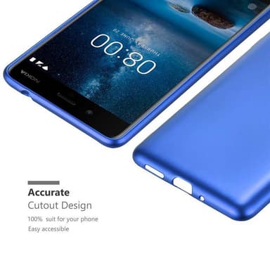 Nokia 8 2017 Suojakuori Kotelo (Sininen)