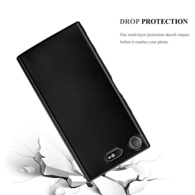 Sony Xperia XZ1 COMPACT Suojakuori Kotelo (Musta)
