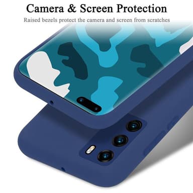Huawei P40 Suojakuori Kotelo Case (Sininen)