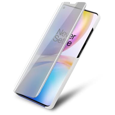 Suojakuori OnePlus 8 PRO Lompakkokotelo (Hopea)