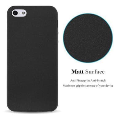 Suojakuori iPhone 5 / 5S / SE 2016 Kotelo (Musta)