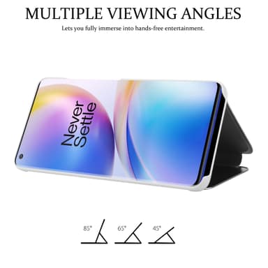 Suojakuori OnePlus 8 PRO Lompakkokotelo (Hopea)