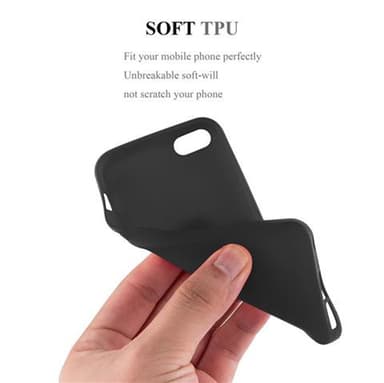 Suojakuori iPhone 5 / 5S / SE 2016 Kotelo (Musta)