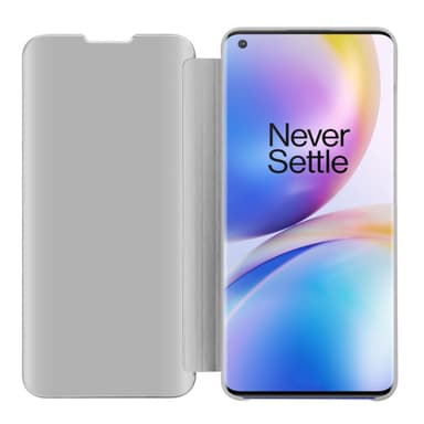 Suojakuori OnePlus 8 PRO Lompakkokotelo (Hopea)