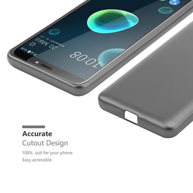 HTC Desire 12 PLUS Suojakuori Kotelo (harmaa)