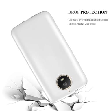 Motorola MOTO G5S Suojakuori Kotelo (Hopea)