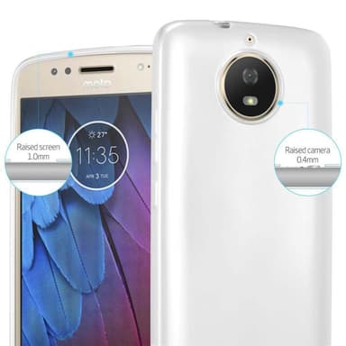 Motorola MOTO G5S Suojakuori Kotelo (Hopea)