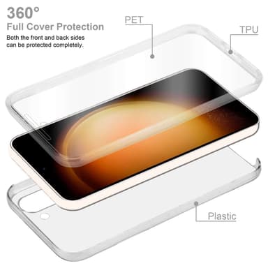 Samsung Galaxy S23 Suojakuori Cover (Läpinäkyvä)