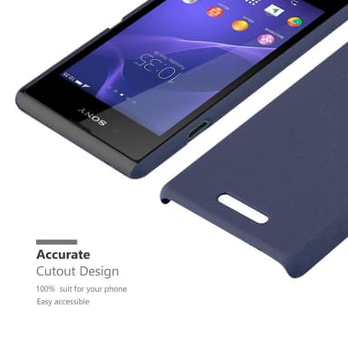 Sony Xperia E3 Suojakuori Kotelo Case (Sininen)