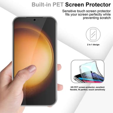 Samsung Galaxy S23 Suojakuori Cover (Läpinäkyvä)