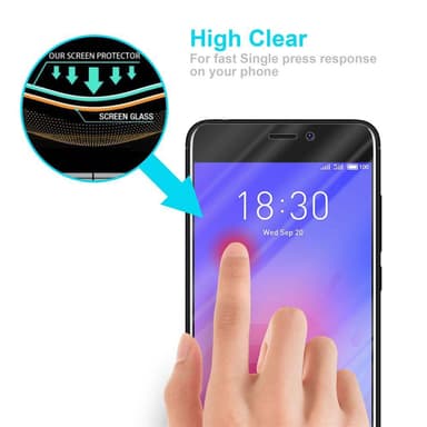 MEIZU M6 Näytönsuoja Karkaistu lasi Suojakalvo