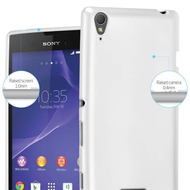 Sony Xperia T3 Suojakuori Kotelo (Hopea)