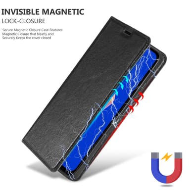 Asus ZenFone 9 Suojakuori Lompakkokotelo (Musta)