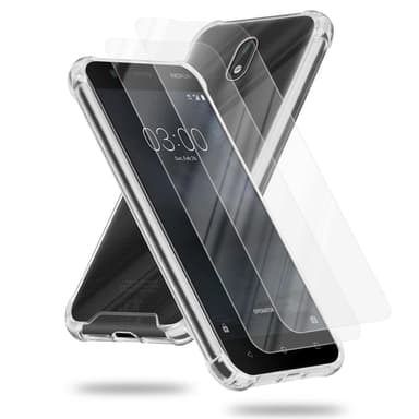 Nokia 3 2017 Suojakuori +2 Suojakalvo (Läpinäkyvä)