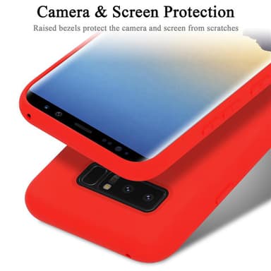 Samsung Galaxy NOTE 8 Suojakuori Kotelo (Punainen)