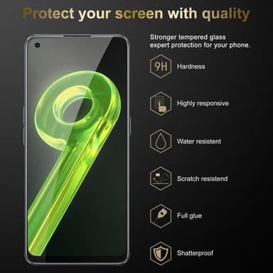 Realme 9 4G / 9 PRO+ Näytönsuoja Karkaistu lasi
