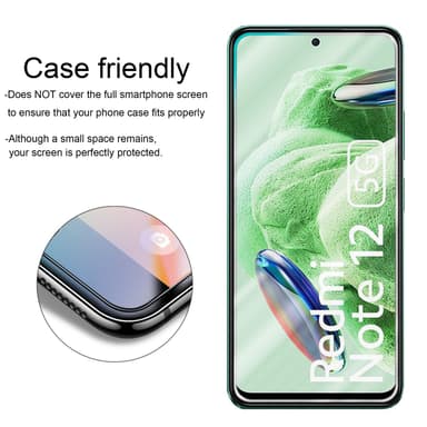 Redmi Note 12 5G Näytönsuoja Karkaistu lasi Suojakalvo