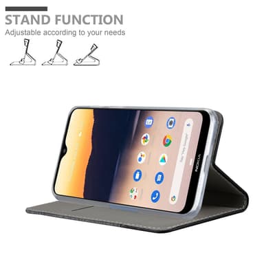 Nokia 2.3 Suojakuori Lompakkokotelo (harmaa)