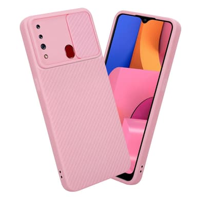 Samsung Galaxy A20s Suojakuori Kotelo (Vaaleanpunainen)
