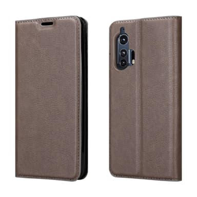 Motorola EDGE+ Suojakuori Lompakkokotelo (Ruskea)