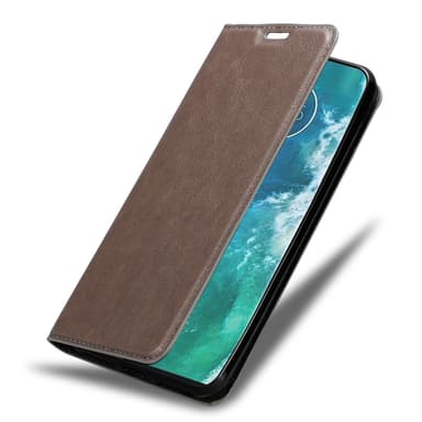 Motorola EDGE+ Suojakuori Lompakkokotelo (Ruskea)