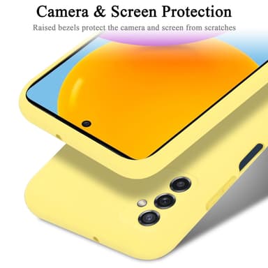 Samsung Galaxy M52 5G Suojakuori Kotelo (Keltainen)