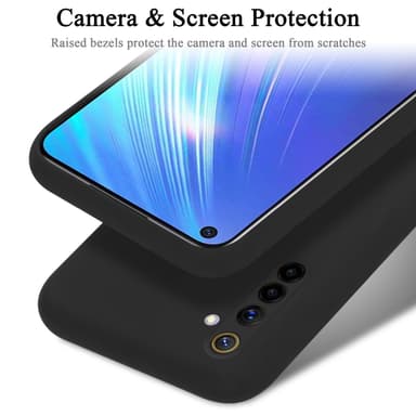 Realme 6 4G / 6s Suojakuori Kotelo Case (Musta)